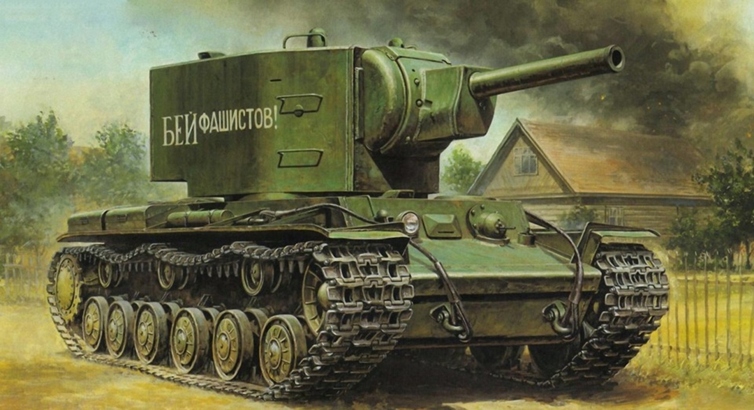 现实中的苏联kv444巨型坦克,二战时的传奇坦克kv1重坦