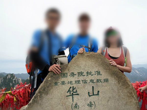 西岳华山五峰风景,华山一日游西安出发路线推荐