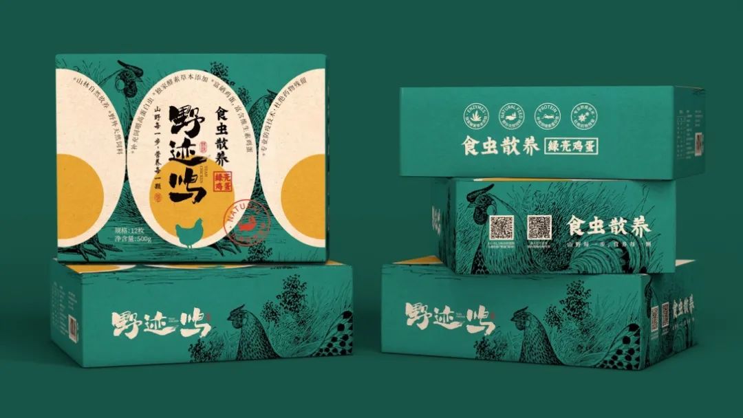 鸡蛋包装盒设计图解,鸡蛋包装整体美观