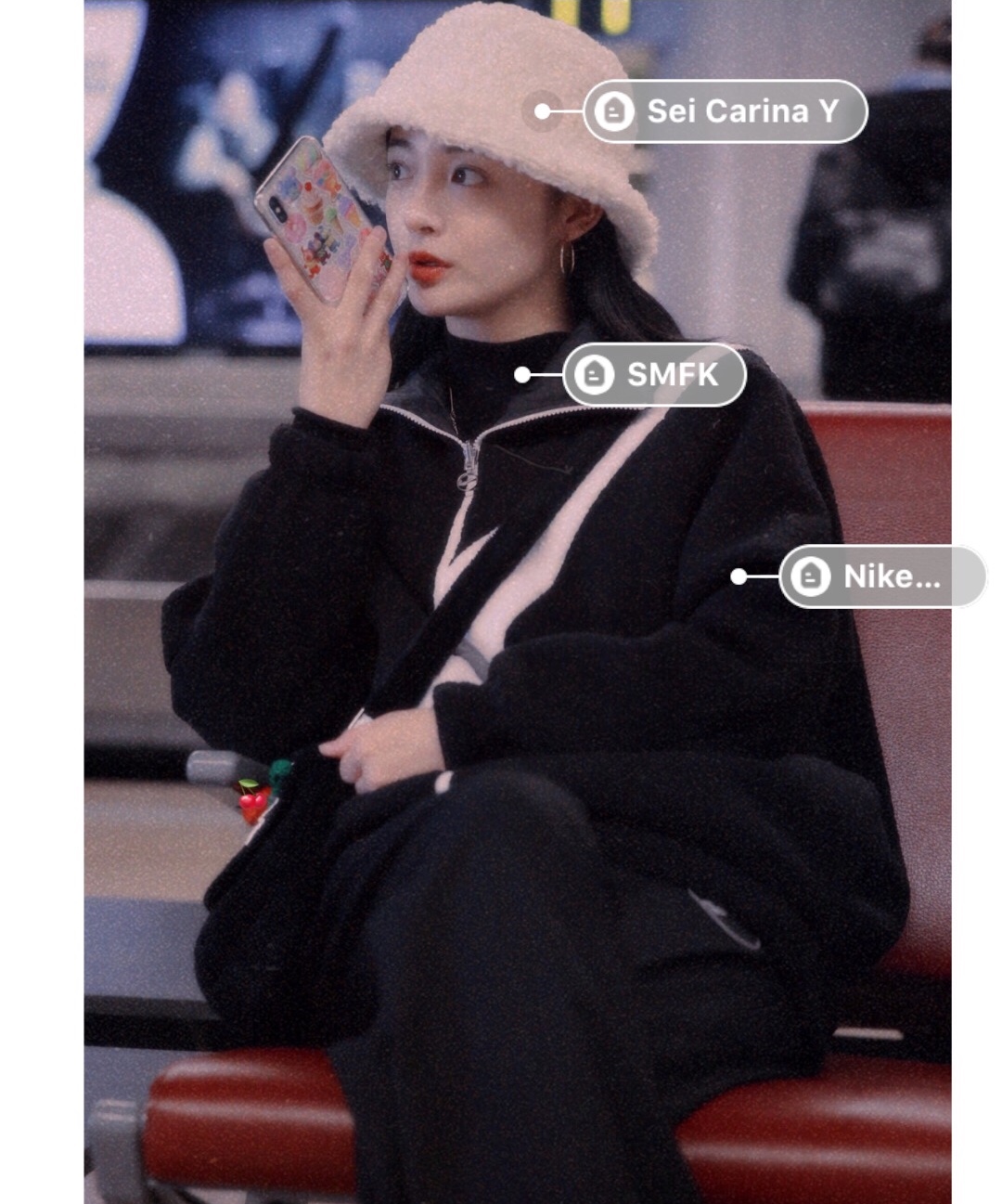 女星机场冬季穿搭,冬天女星机场穿搭