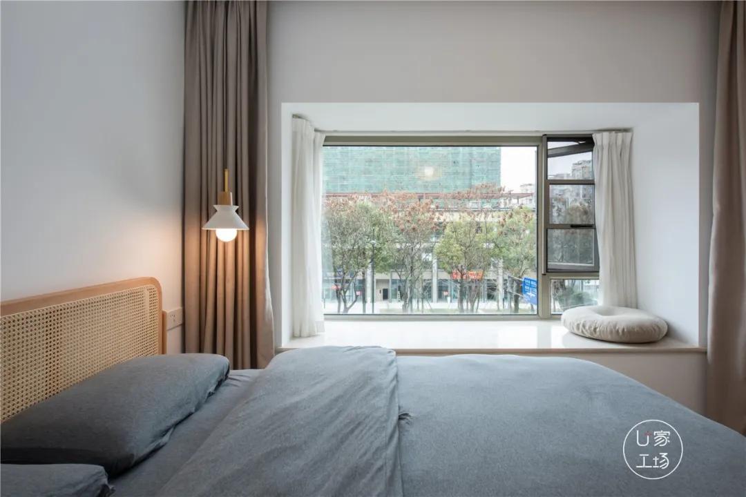 89㎡出租屋“变身”日式极简美宅,无主灯+藤编原木,玩出新花样