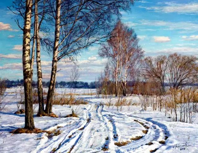 忻东旺油画俄罗斯风景作品,33幅俄罗斯精美风景油画