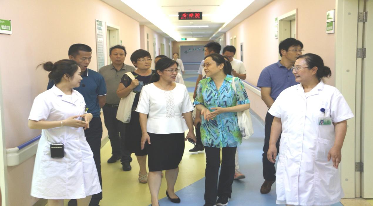 中残联领导到宿迁市儿童医院进行残疾儿童康复调研工作