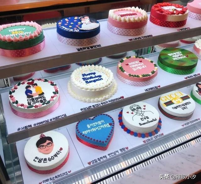 看了韩国的蛋糕橱窗,终于相信韩剧里不是骗人的,果然够“梦幻”