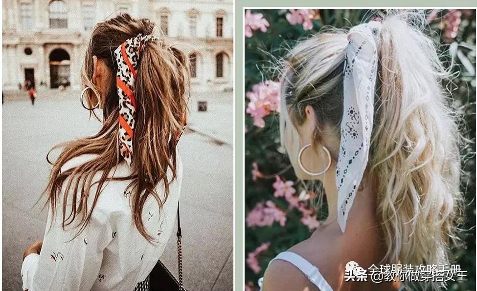 长丝巾春天的各种系法,丝巾怎么系才好看冬季女装