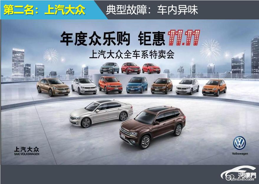 2021年一季度车身电气投诉排行：合资车企篇