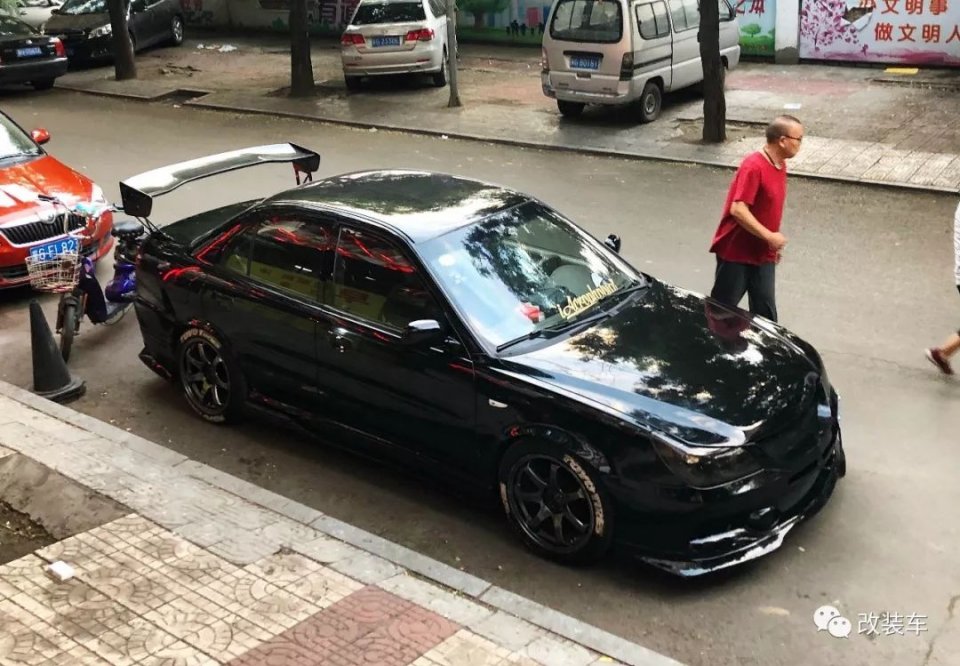 3000块买了三菱lancer改装,三菱lancer改装效果图