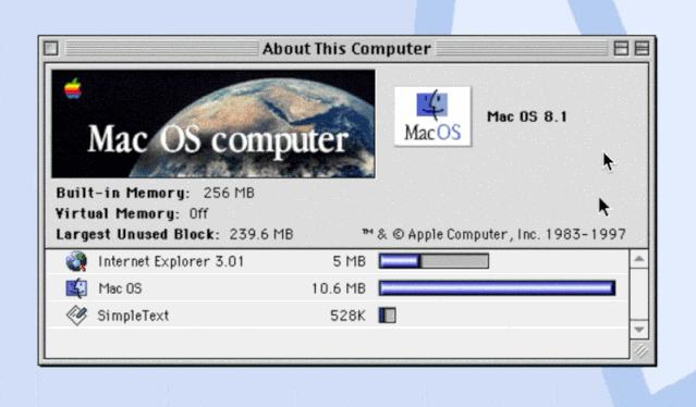几十年前的苹果mac,20年前的macbook