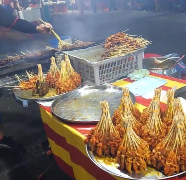 国外烧烤串,国外户外烤肉串