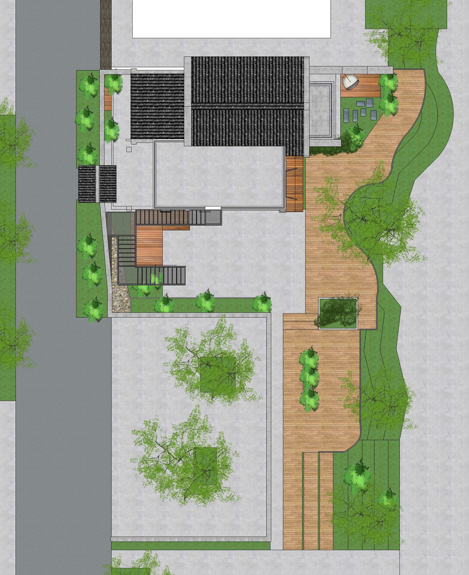 农村自建房步步高升户型别墅,如何自建大面积别墅