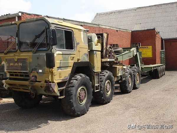 用HO比例车模运输钢铁洪流：SIKU模型豹2坦克运输卡车