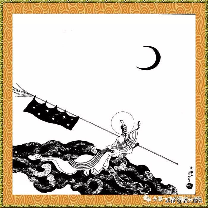 卢延光白描连环画全集,卢延光山水白描精品集