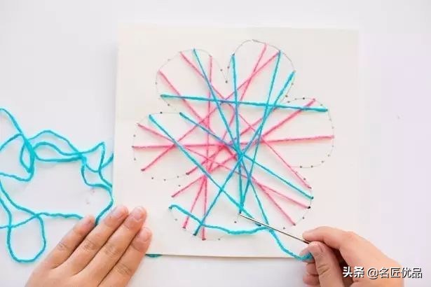 用绳子做亲子手工简单好看,儿童手工又简单又好玩的手工