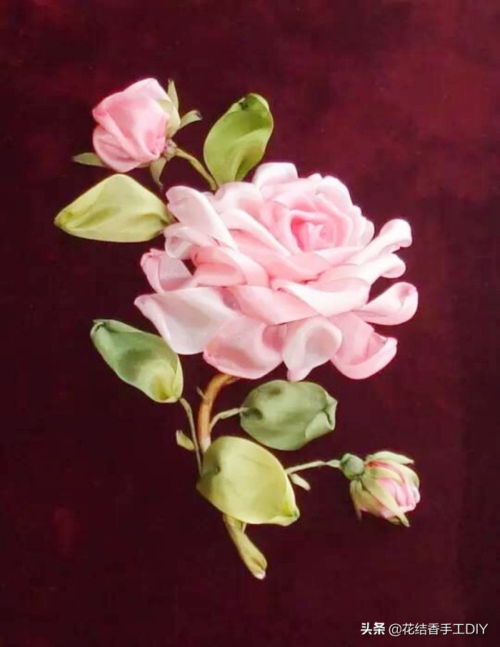 刺绣精美图案,刺绣立体福字