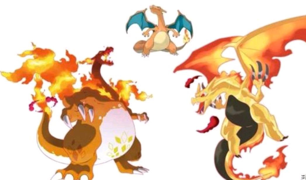 喵喵击败极巨化喷火龙,精灵宝可梦超进化喷火龙图片