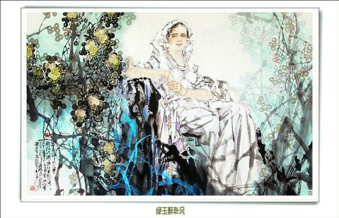 李志远三十张绝美人物画,李智远古风人物画