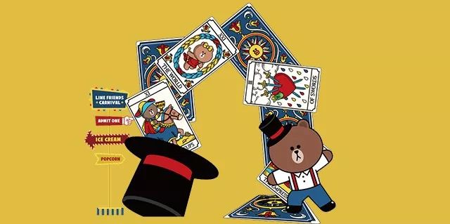 布朗熊可妮兔搞怪版,布朗熊与可妮兔网红打卡