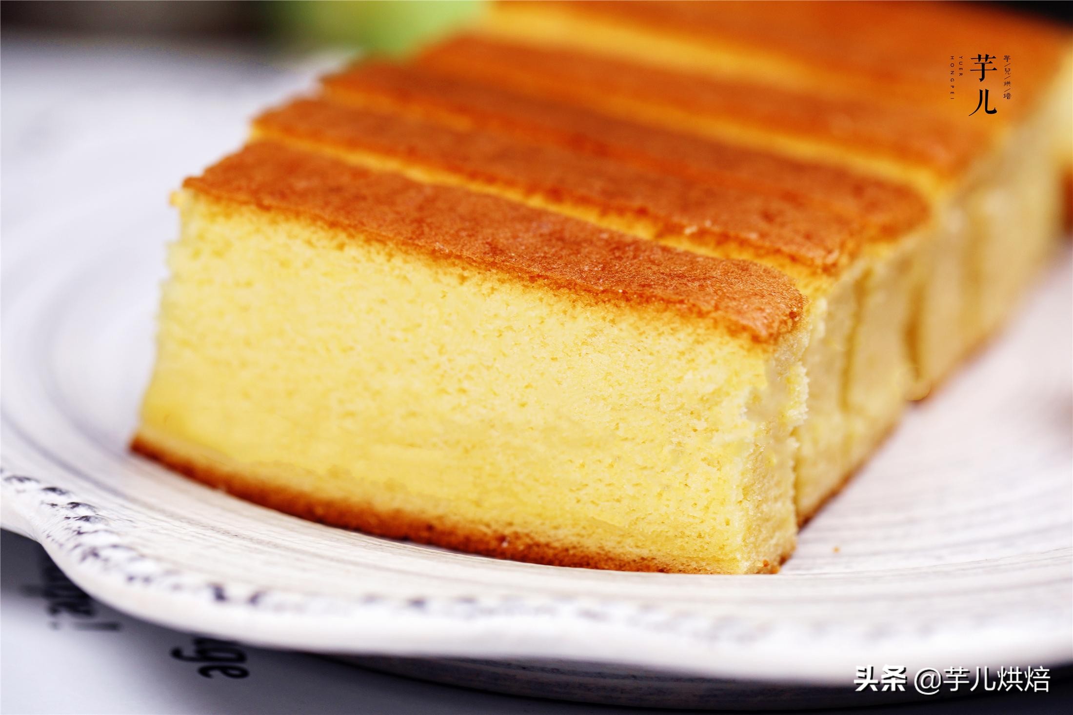 松软的长崎蛋糕,长崎蛋糕正宗做法视频