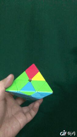 只拼好一面还原金字塔魔方教程,金字塔魔方还原教程sunny老师