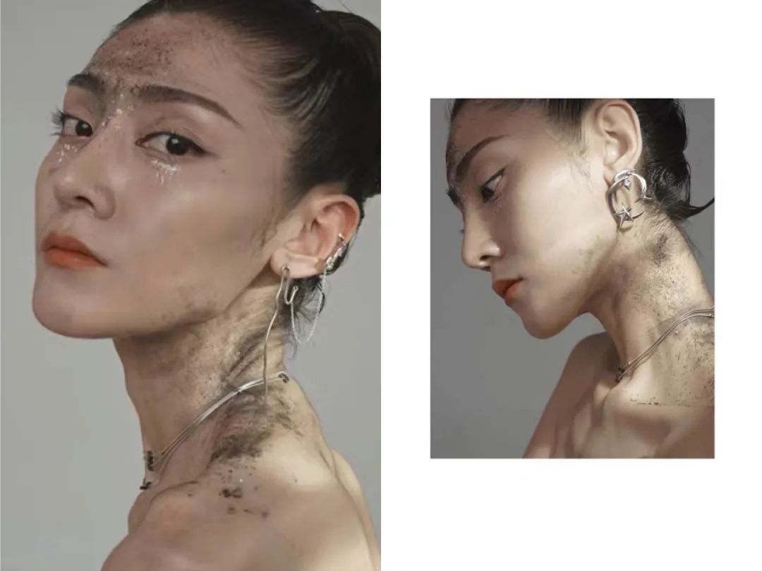 项链耳环一套轻奢小众高级感,100多轻奢项链耳环一套高级感