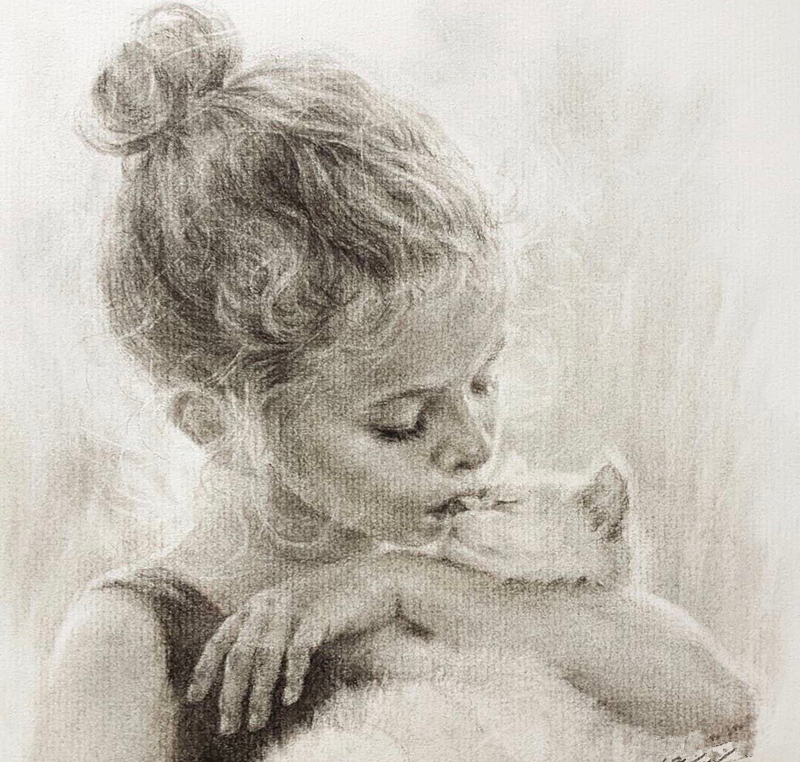 动物世界手绘画,写实素描动物插画教程