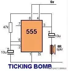 555定时器的应用设计,555定时器构成的应用电路