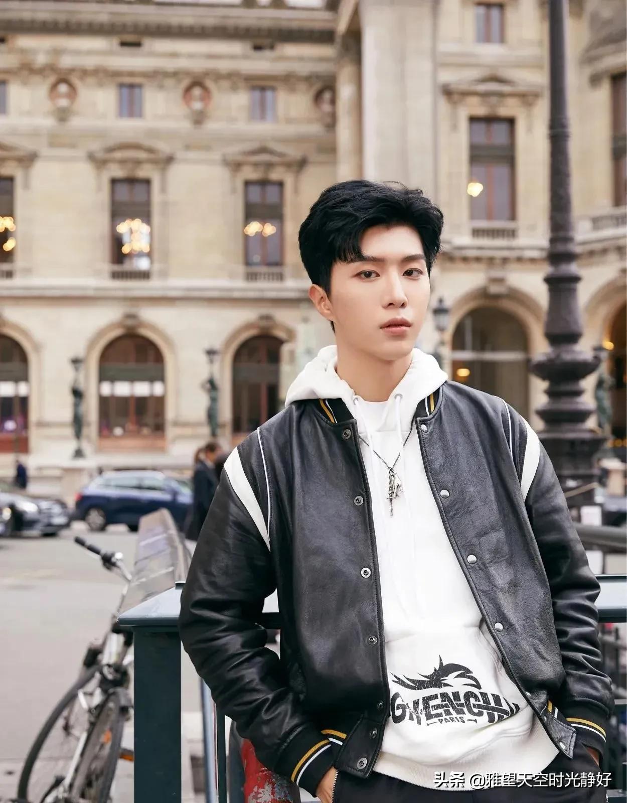 秋冬男星皮衣穿搭,男明星皮衣外套搭配