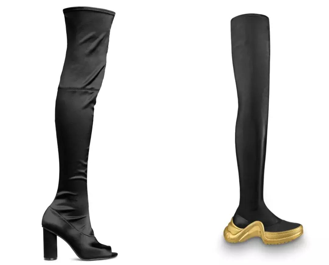 袜靴裙装解锁超能打的时髦组合,袜靴穿搭裙子