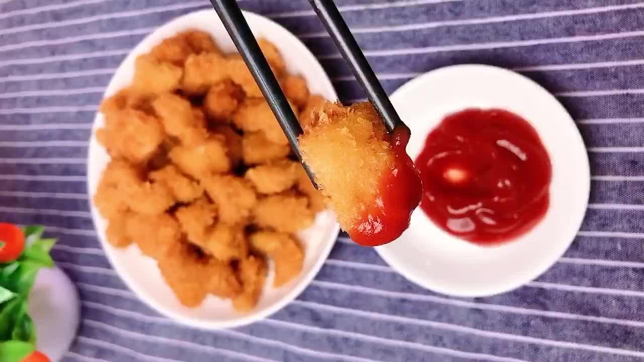 香酥鸡米花个个咸香酥脆,劲脆鸡米花酥脆可口