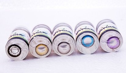 七款神仙花色美瞳,一款七色美瞳