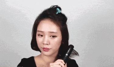 气垫烫普通理发店烫出的效果,火遍理发店