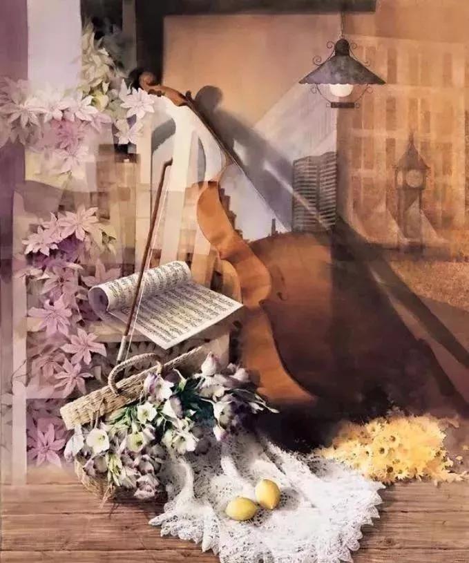 韩国水彩艺术家,韩国水彩画小清新