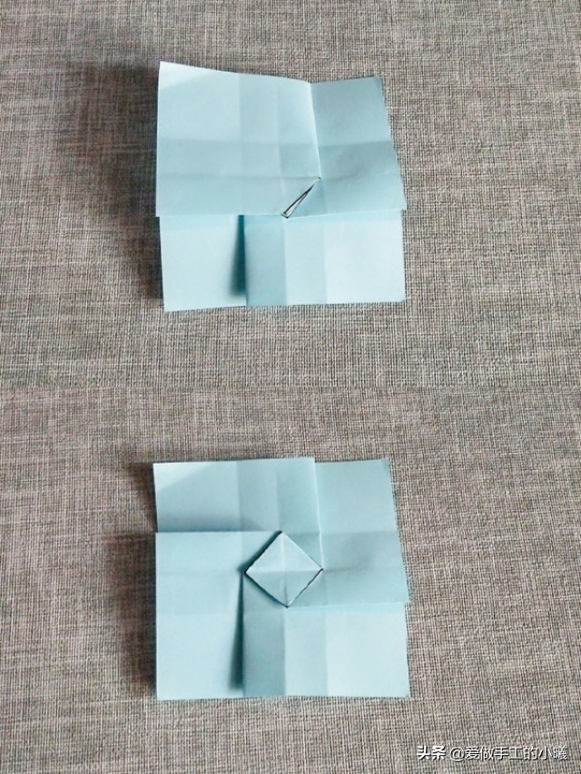 折纸玫瑰花简单易学图片,卷心玫瑰花折纸教程图解