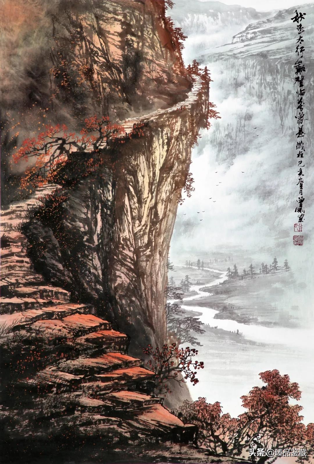 曾刚写意山水画100幅,曾刚的国画山水作品