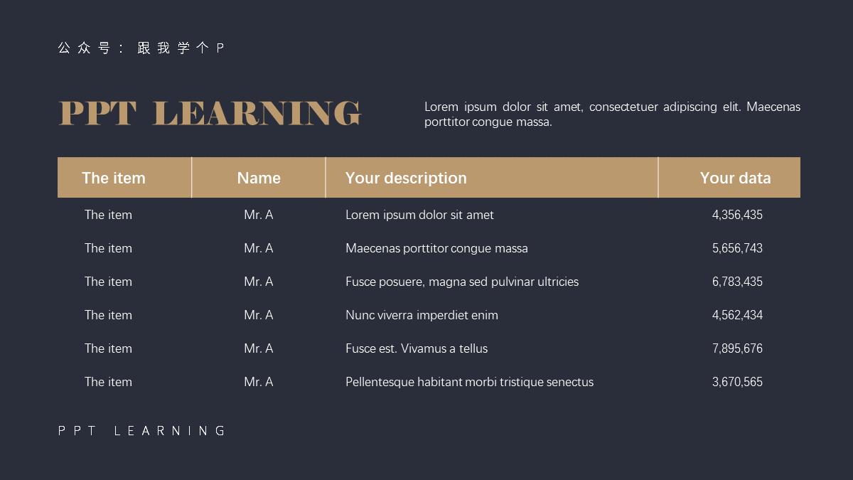 ppt表格速成技巧100招,高大上的ppt表格怎么做