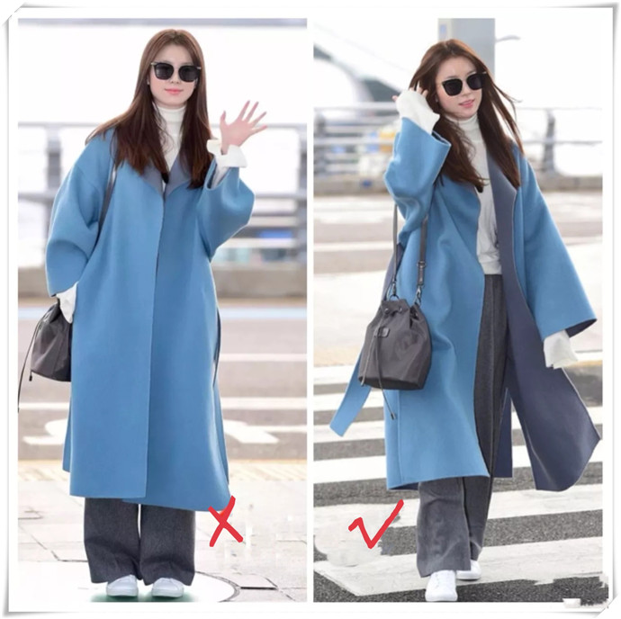 长大衣可以搭配长阔腿裤吗,长大衣阔腿裤优雅高级谁穿谁美