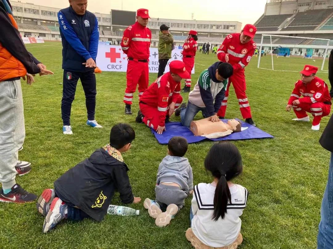 中国红十字会比赛,博爱学校足球队比赛回放