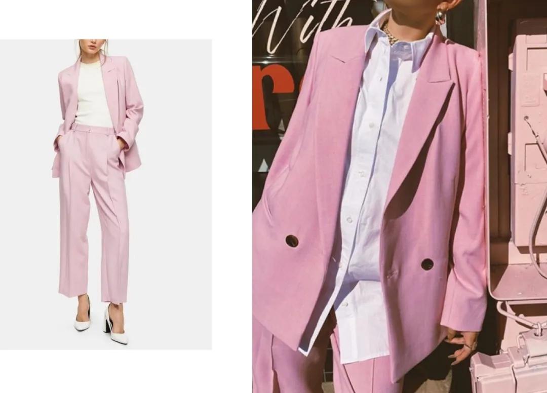 一套西装又正式又休闲,30-35岁女性春季穿搭西装