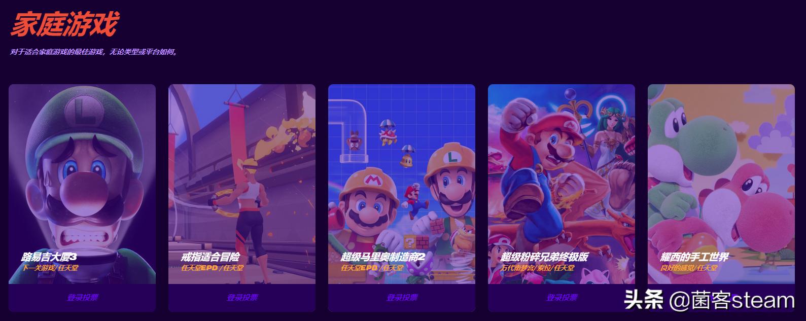 2020年公认最好游戏,2019年最佳游戏提名