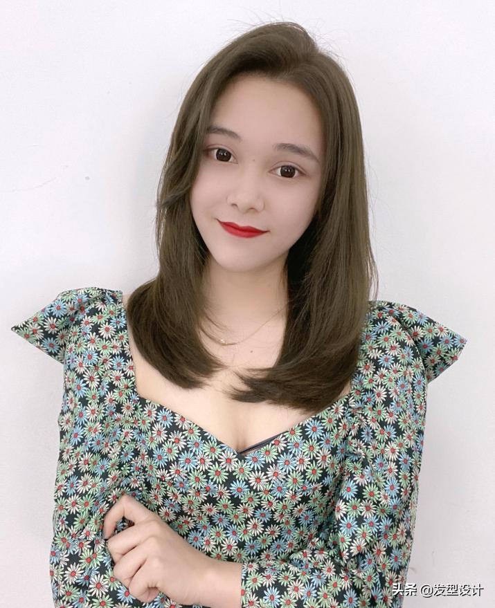 中长发发型免打理造型,中长发披发发型理发店