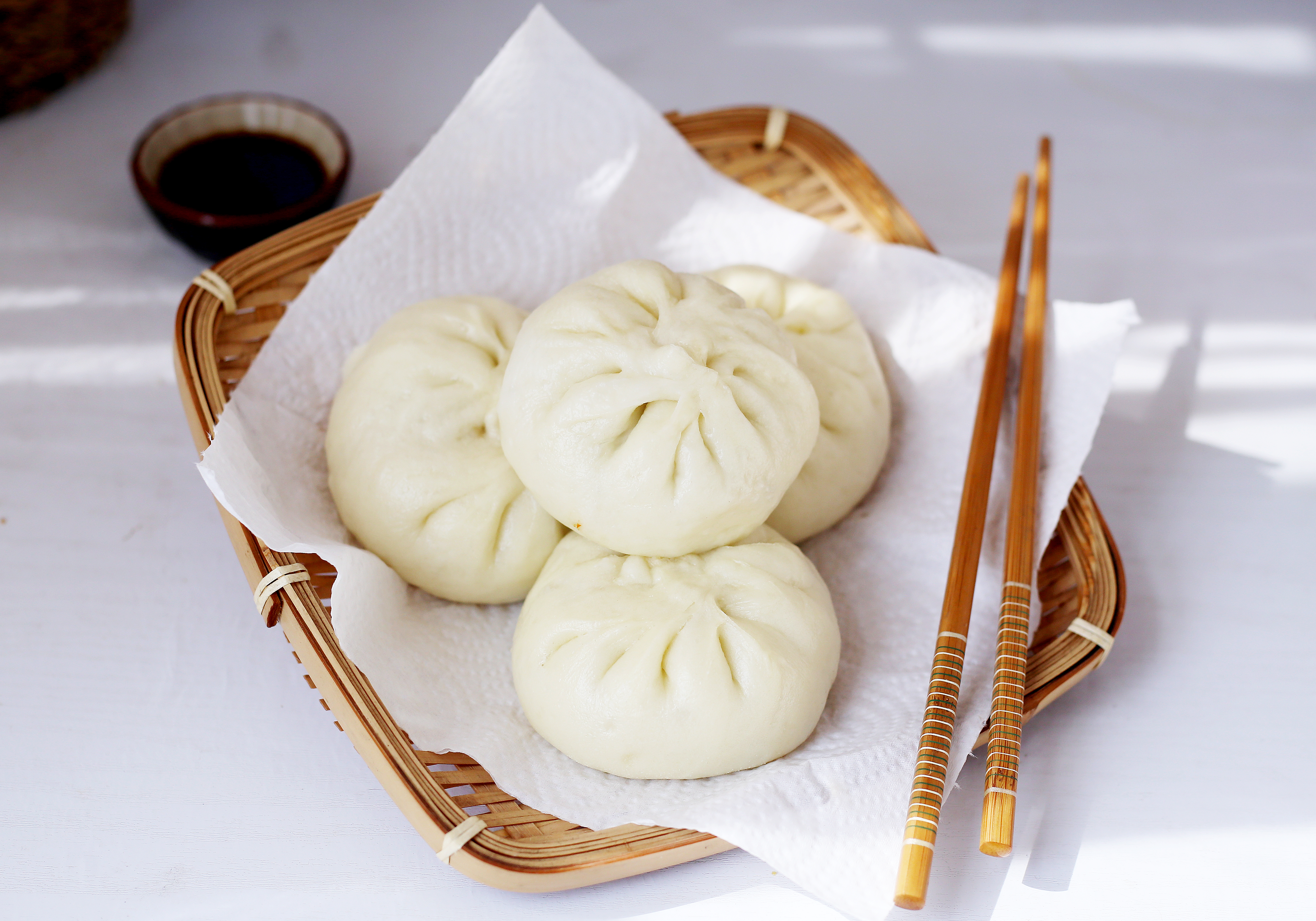 蒸包子的做法不要酵母粉,蒸包子时怎么让包子松软不塌陷