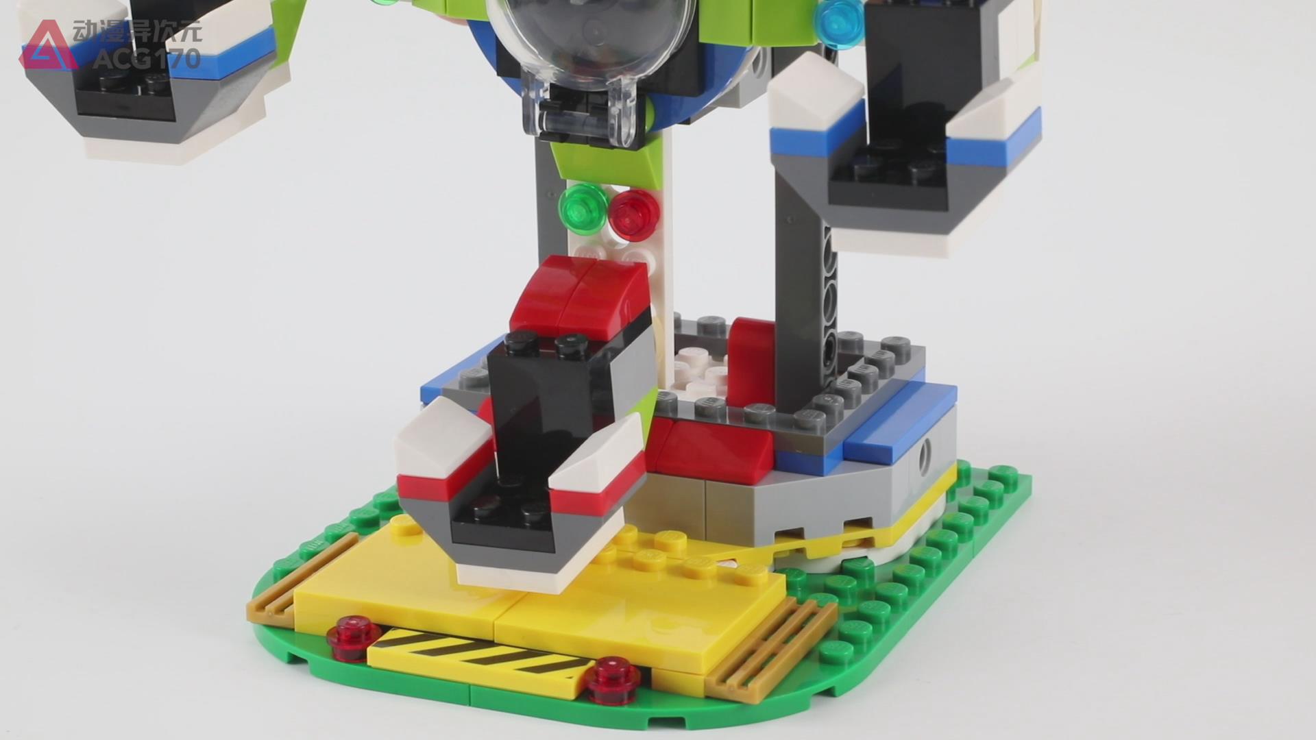 乐高积木创意百变31095游乐场旋转木马之摩天轮形态图文评测