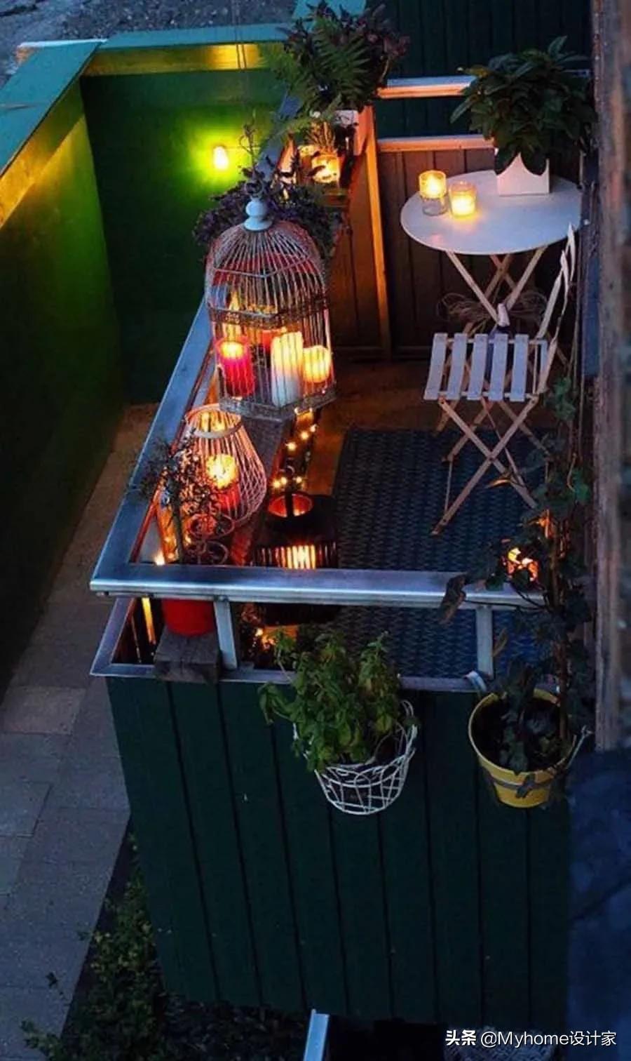 设计师家高颜值阳台极简设计,不靠墙大阳台怎么设计