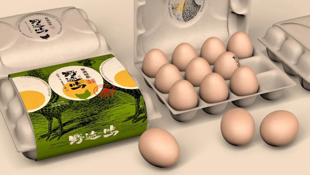 鸡蛋包装盒设计图解,鸡蛋包装整体美观