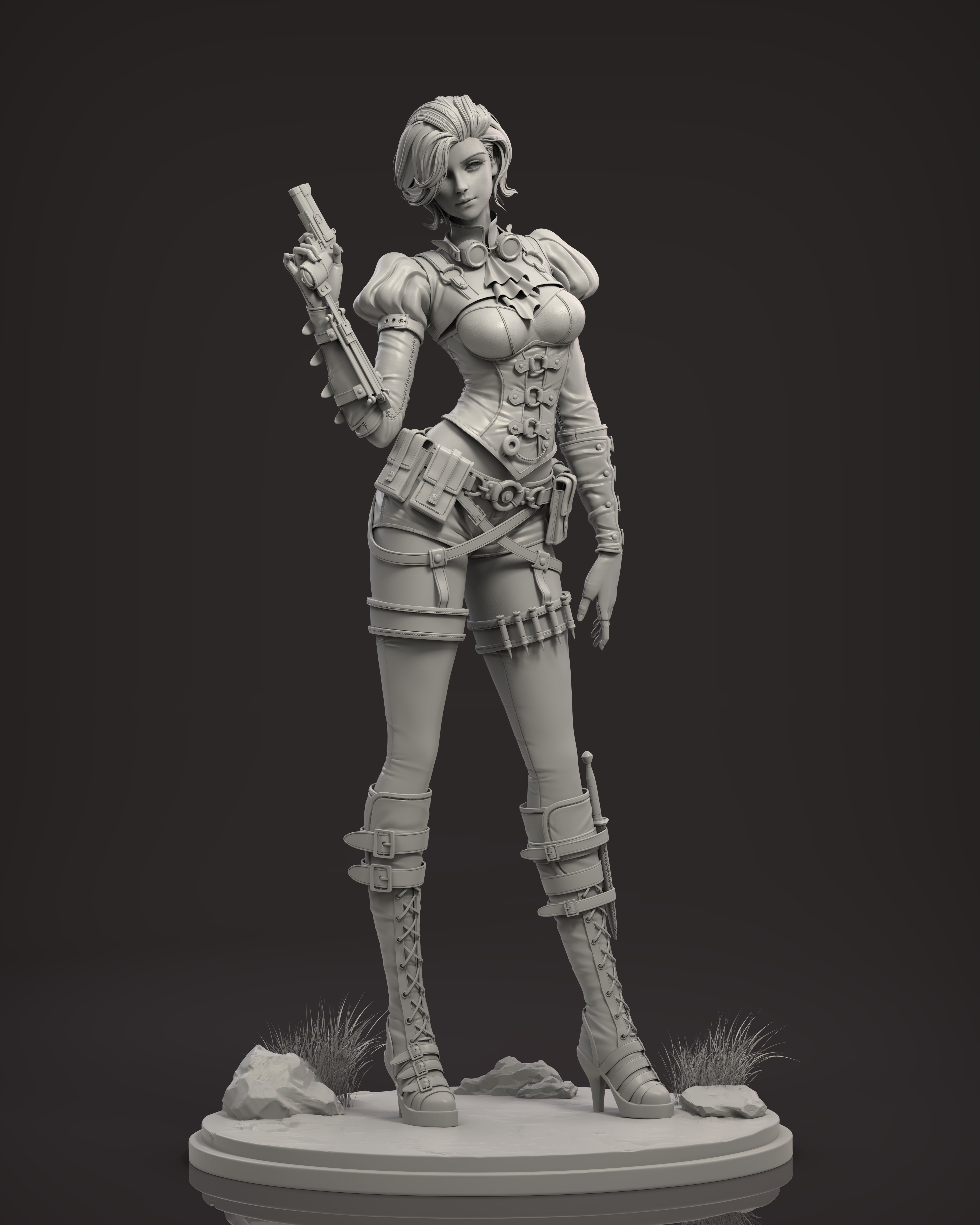 国漫建模非常好的动漫,3dmax建模动漫人物