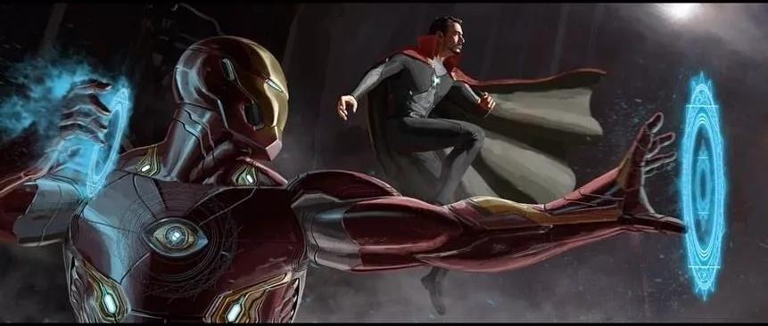 全新复联4概念图公布，远处的红骷髅比电影中更好