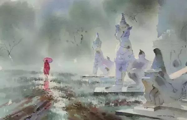 水彩大神之作,国外大师水彩值得一看