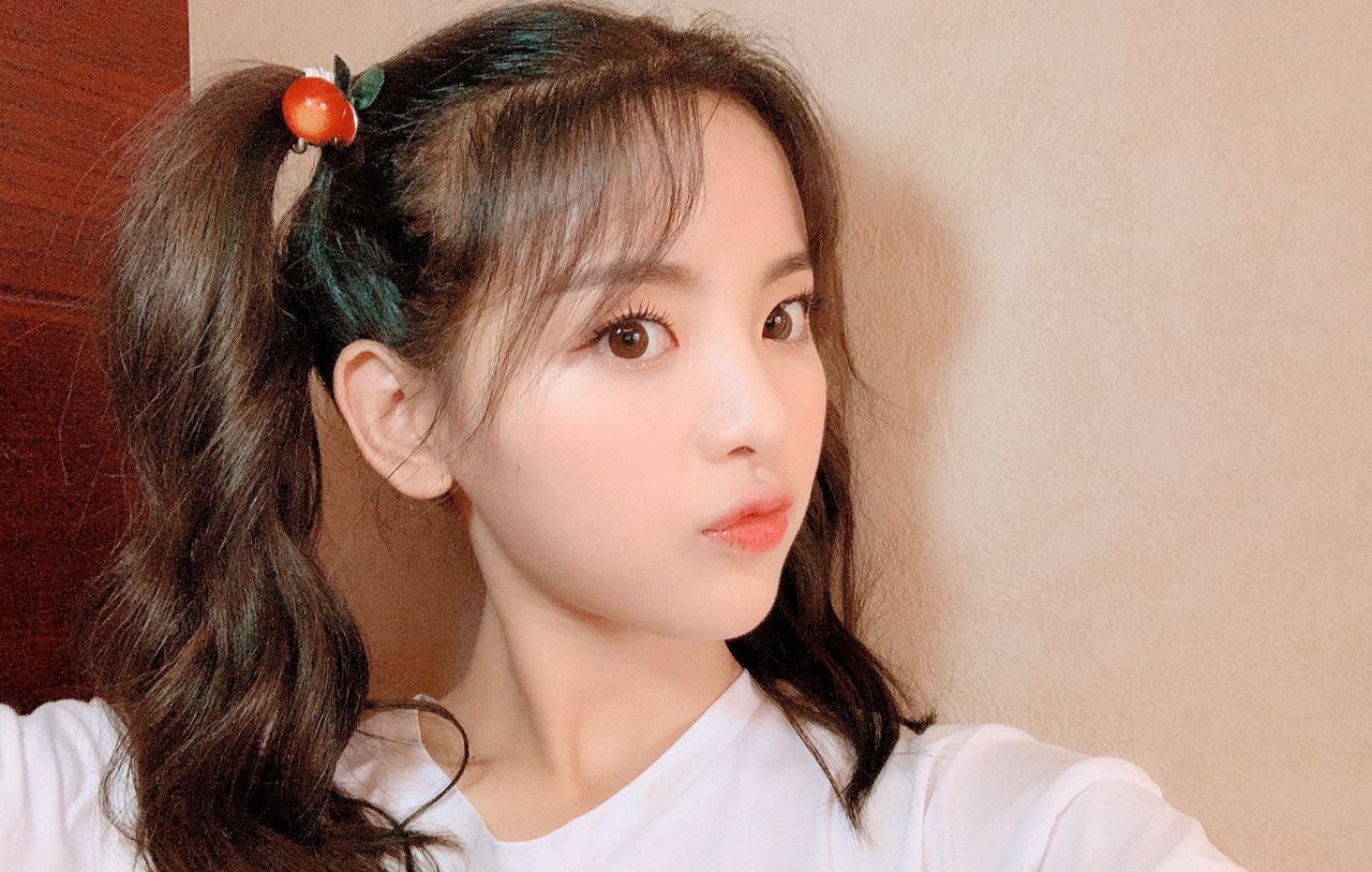 杨超越的脸型适合什么发型,杨超越八字刘海定型