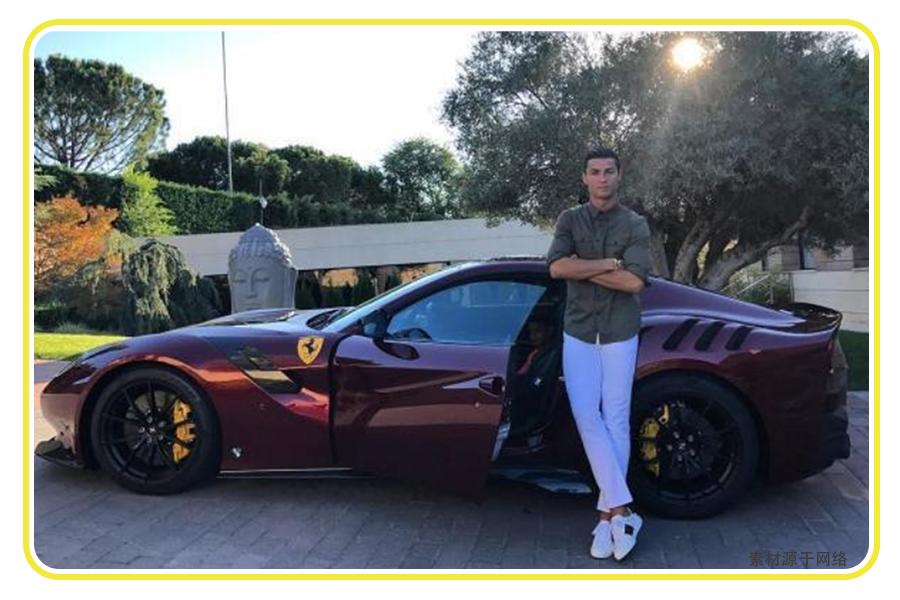 Carry全场的C罗有多豪？20辆豪车挤爆车库，3辆布拉迪总价过亿