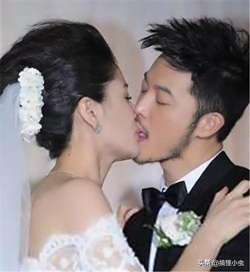 明星夫妻“婚礼吻”，贾乃亮小心翼翼，沙溢伸舌头，赵又廷最搞笑